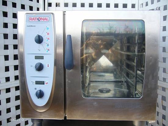 Cuptor Convectomat RATIONAL Combi Master 6 tavi pe Gaz - SH Germania