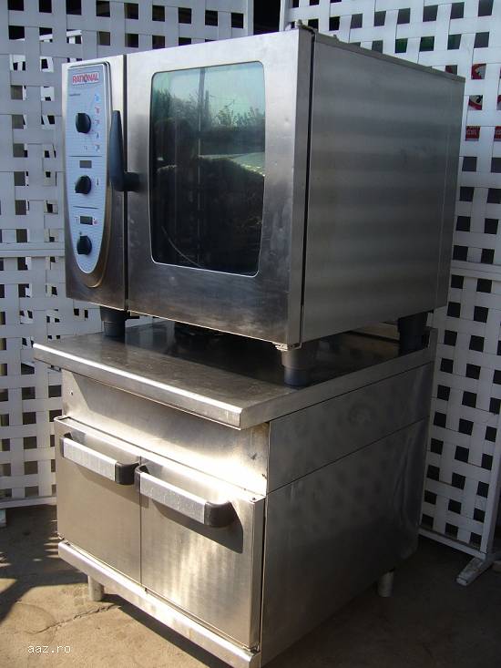 Cuptor Convectomat RATIONAL Combi Master 6 tavi pe Gaz - SH Germania