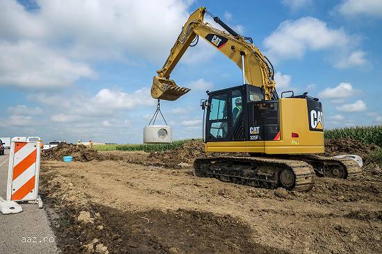 Oferim servicii inchiriere excavator pe senile