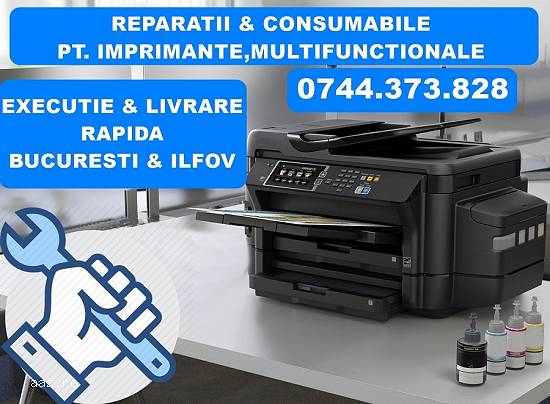 Service si consumabile imprimante,   multifunctionale si copiatoare Bucuresti si Ilfov.
