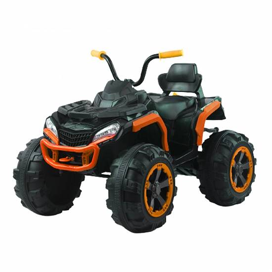 ATV electric Kinderauto BJ1289 2x 35W 12V cu scaun tapitat si remorca