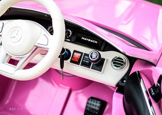 Masinuta electrica pentru copii Mercedes S650 MAYBACH 12V,    Pink