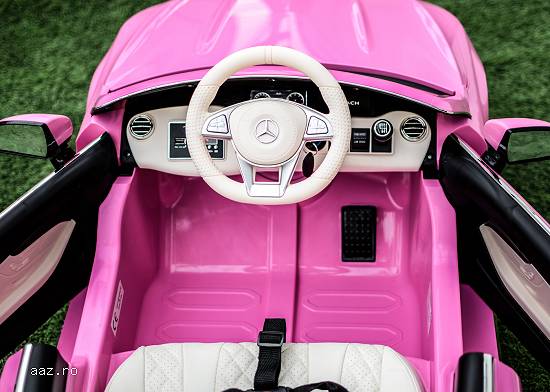 Masinuta electrica pentru copii Mercedes S650 MAYBACH 12V,    Pink