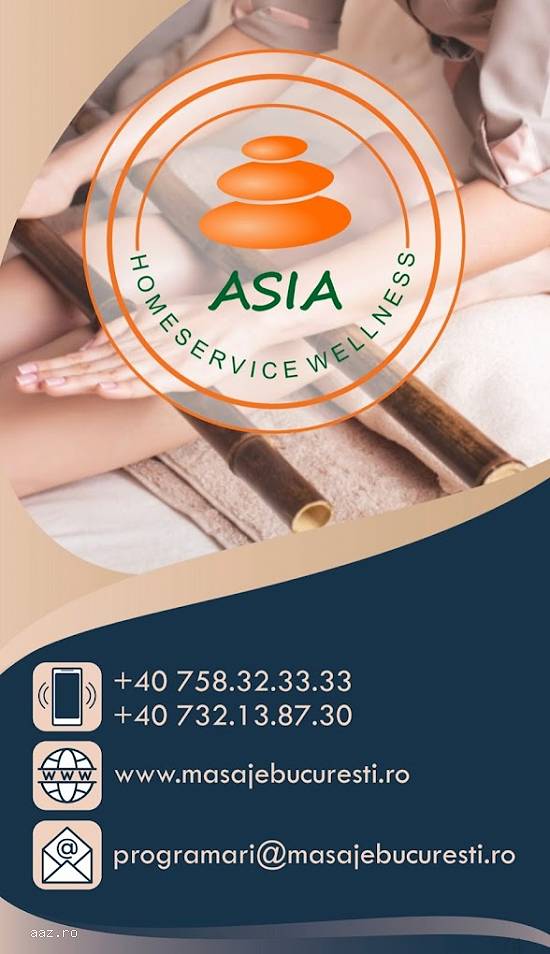 Servicii Masaj la Tine Acasă-Terapista Asiatica