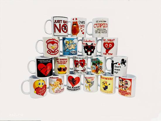 Cana personalizata Valentine