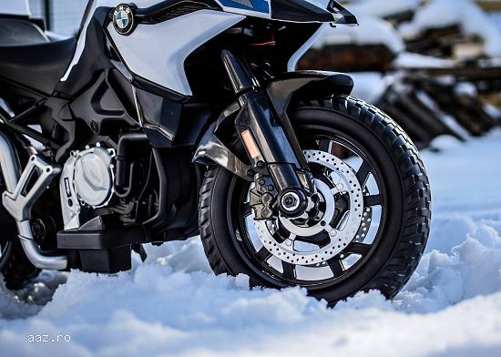 Motocicleta electrica de politie BMW F850 GS 2x 45W 12V cu roti MOI