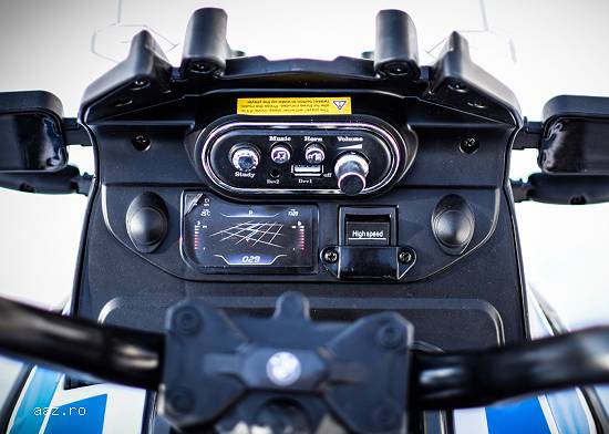 Motocicleta electrica de politie BMW F850 GS 2x 45W 12V cu roti MOI