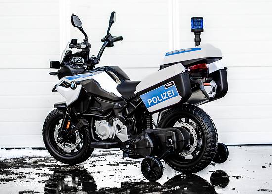 Motocicleta electrica de politie BMW F850 GS 2x 45W 12V cu roti MOI