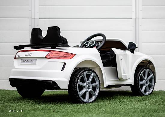 Masinuta electrica pentru copii,    Audi TTRS 2x 35W 12V,    BT White
