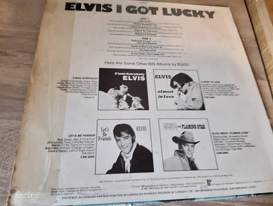 Vând disc vinilin original    ELVIS PRESLEY
