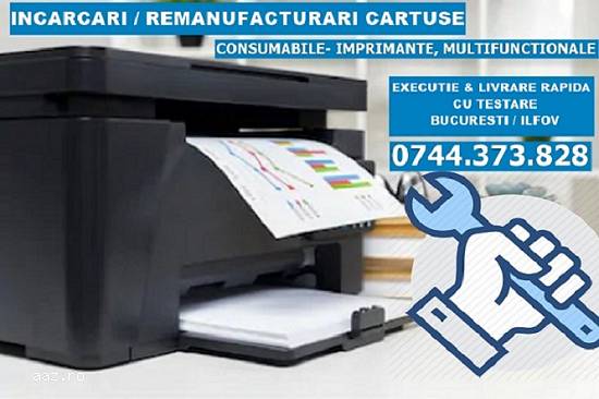 Reincarcare cartuse,   reparatii imprimante rapid Bucuresti si Ilfov!!!!!