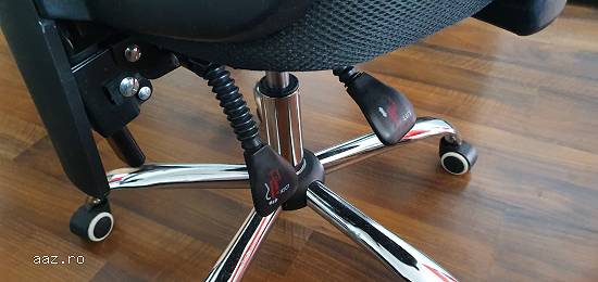 Scaun Ergonomic Birou - Operational,    Negru,    Mesh,    Tetiera,    Suport Lombar - SH