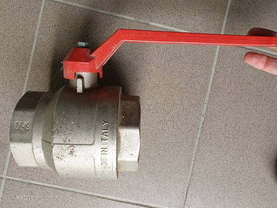 Vand Robinet cu bila de 3 toli / 3” – NOU filet interior / interior