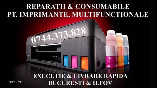 Reparatii imprimante EcoTank cu CISS din fabrica in Chitila .