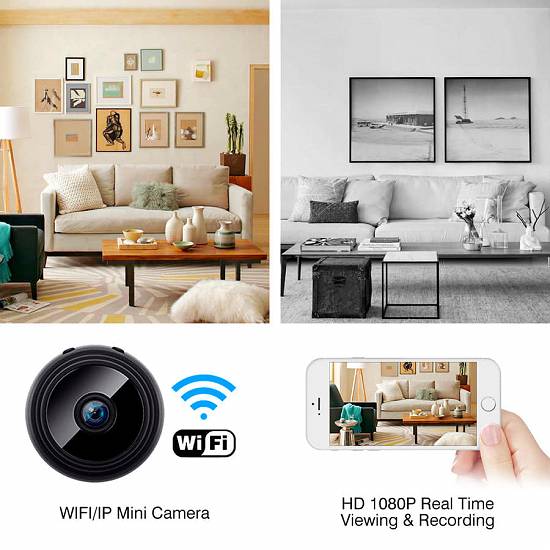 Mini wifi camera mici dimensiuni