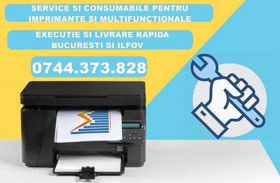 Reparatii imprimante copiatoare Bucuresti Stefanesti.