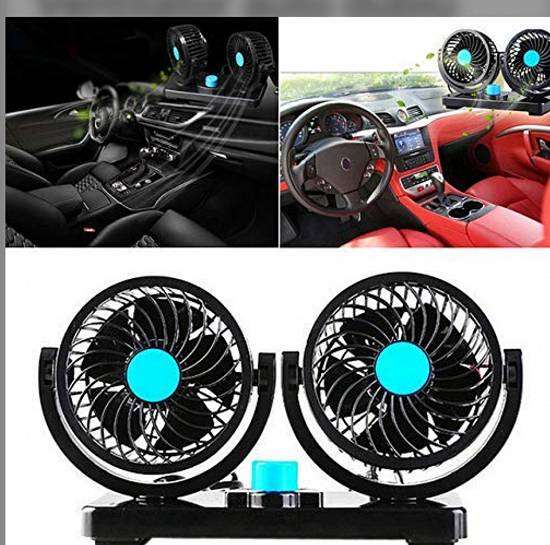 Ventilator auto 2buc. pe un suport