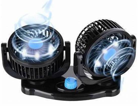 Ventilator auto 2buc. pe un suport