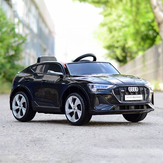 Masinuta electrica copii,    4x4,    Audi E-tron Sportback,    12V 140W,    culoare neagra