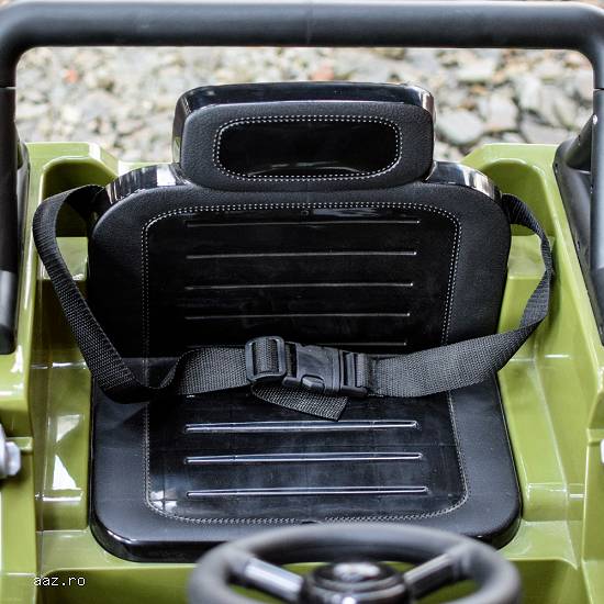 Masinuta electrica Kinderauto BJ001 70W 12V,    Mp3 player,    culoare Army Green