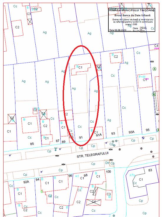 Proprietar vand 711 m2 In Timisoara si casa + garaj fara valoare