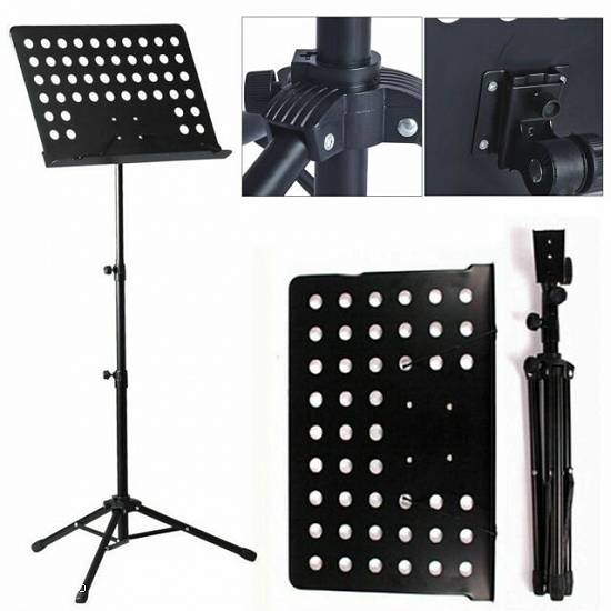 Stativ partituri telescopic,   stativ note,   pupitru partitura