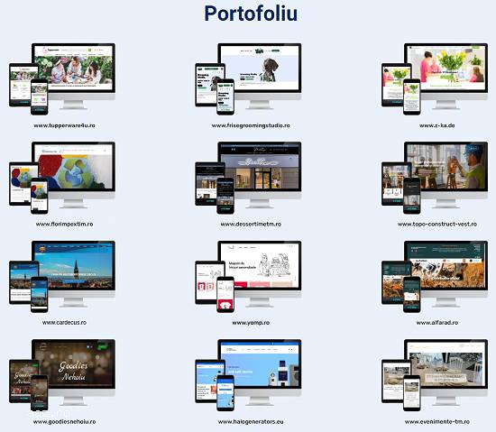 Creare website / Magazin online / Hosting / Mentenanta