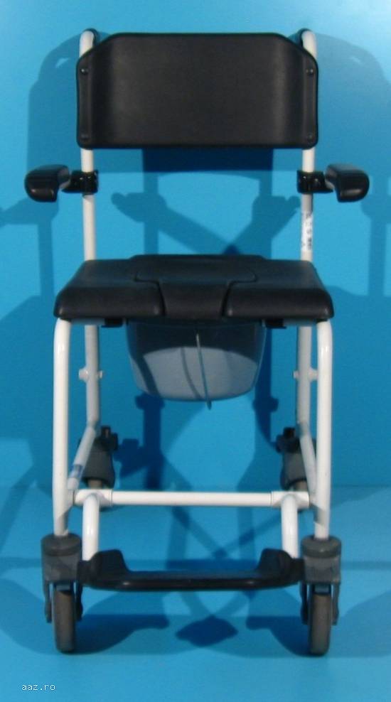 Scaun pentru WC si baie din aluminiu Invacare