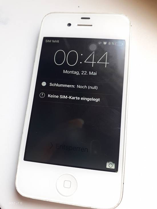 Telefon Rar De Colectie iPhone 4s alb si cutie originala