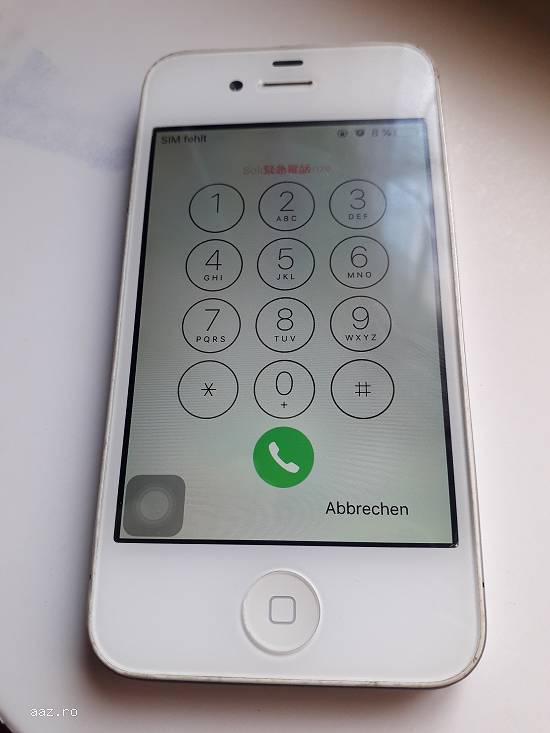 Telefon Rar De Colectie iPhone 4s alb si cutie originala