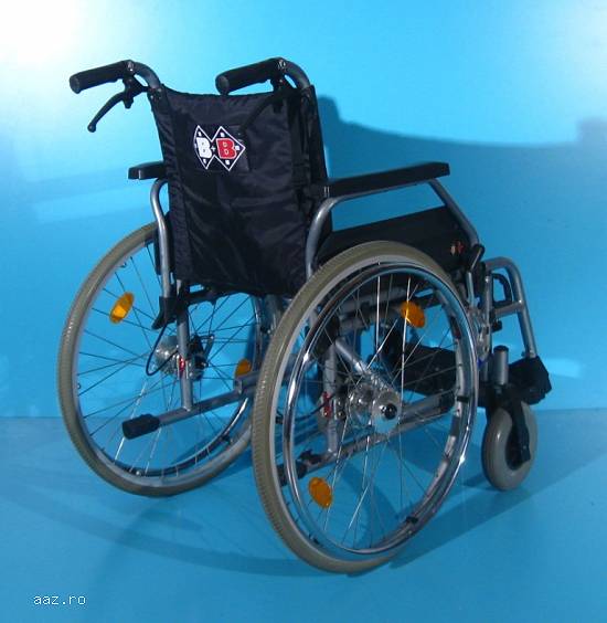Scaun cu rotile  B+B / latime sezut 43 cm