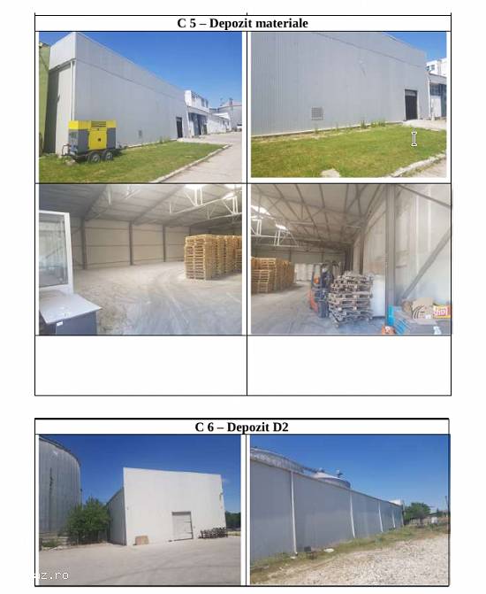 Proprietate imobiliara de tip industrial Tandarei judetul Ialomita