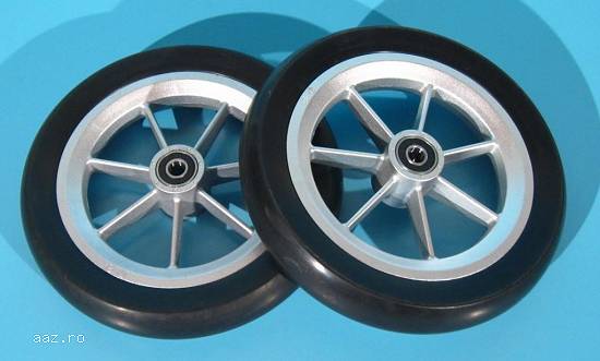 Roata cu cauciuc plin pentru carucior copii LMB  set