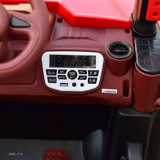 UTV electric 4x4,   pentru 2 copii,   Super-Carrier 140W 12V Premium
