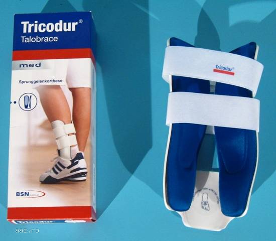 Orteza de glezna pentru piciorul drept Tricodur – Marime S/M