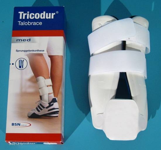 Orteza de glezna pentru piciorul drept Tricodur – Marime S/M