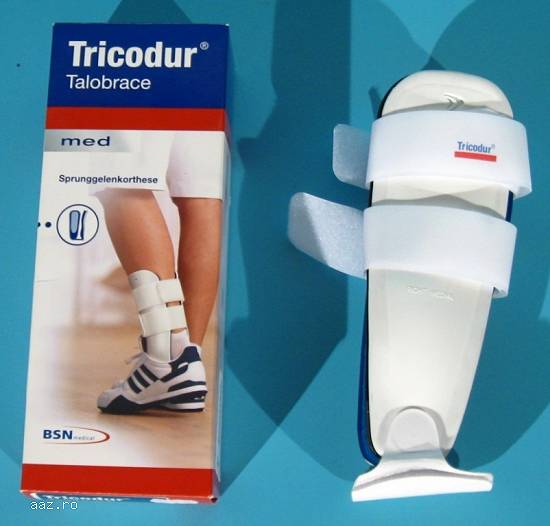 Orteza de glezna pentru piciorul drept Tricodur – Marime S/M