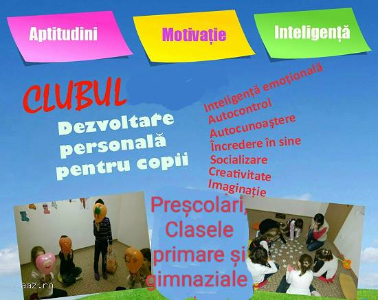 Cursuri Dezvoltare personala,   activități,   programe educative copii
