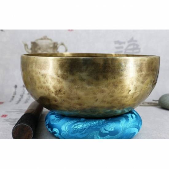 Bol tibetan,   lucrat manual in Nepal,   din 7 metale,   25 cm (F107S)