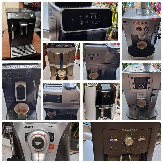 Expresoare  de  cafea  automate  Diferite modele