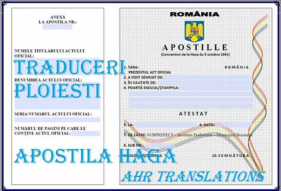 AHR Traduceri autorizate-legalizate Ploiesti
