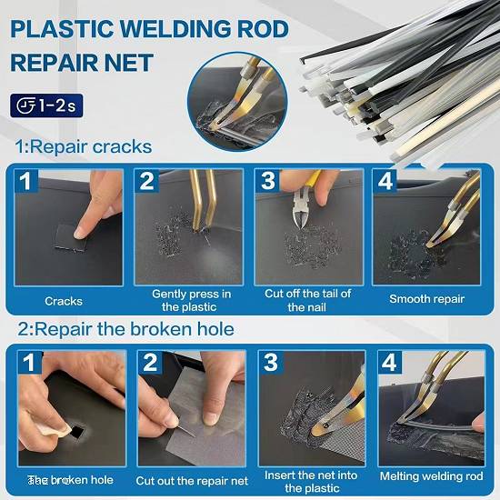 Pistol de Lipit si Reparat Plastic Bare,   aripi auto moto,   carene