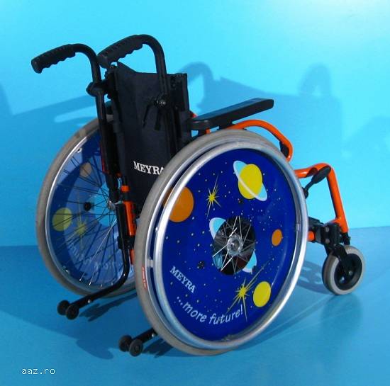 Rulant copii semiactiv Meyra / latime sezut 28 cm