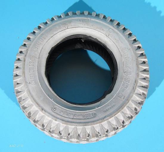 Cauciuc  pentru scuter electric 4.10/3.50-6