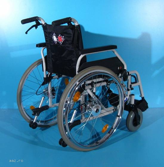 Carucior dizabilitati  BB  latime sezut 43 cm