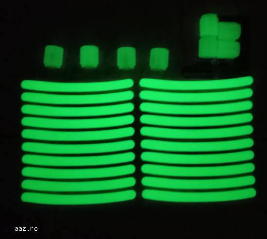 Set auto protectii usi,  parfum,  capacele ventilie plus ornamente roti Florescente