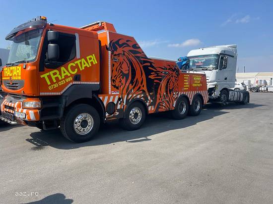 Tractari camioane,  autoutilitare,  autoturisme NON STOP