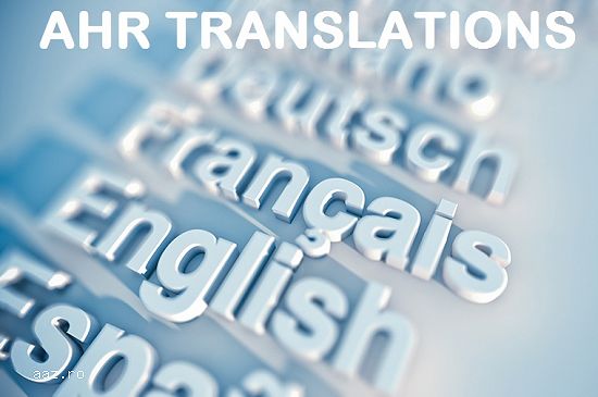 AHR - Traduceri fonduri europene