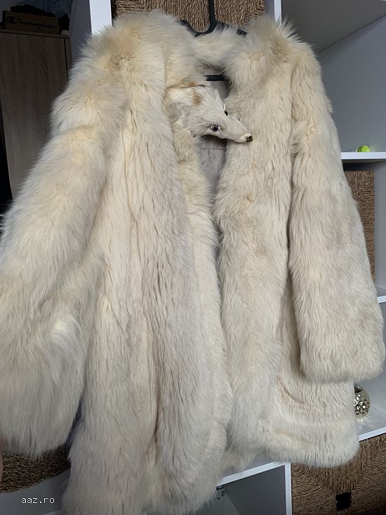 Haina de blana naturala-Vulpe Polara