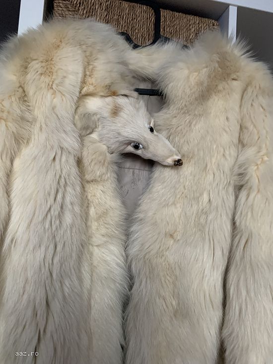 Haina de blana naturala-Vulpe Polara